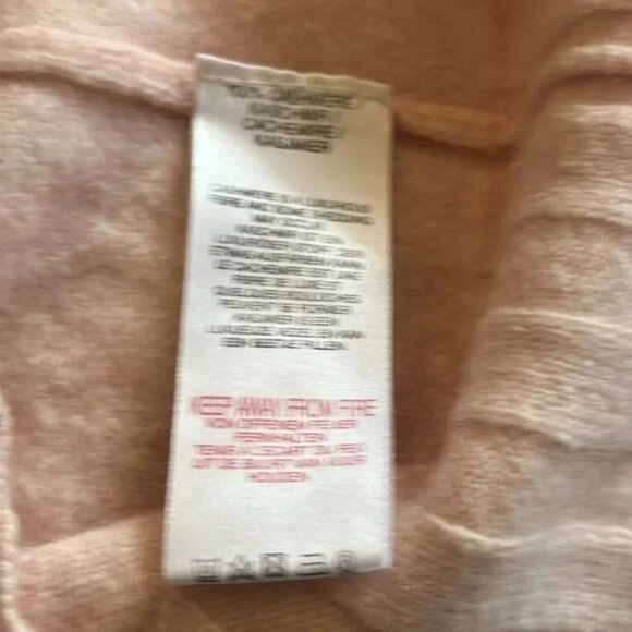 Brodie S light pink cashmere sweater ribbed neckline and cuffs great condition - Picture 7 of 8
